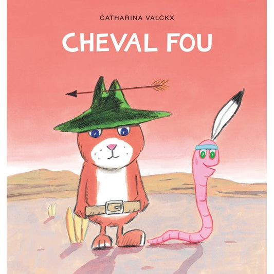 Livre Billy cheval fou de Valckx couverture hamster cow-boy