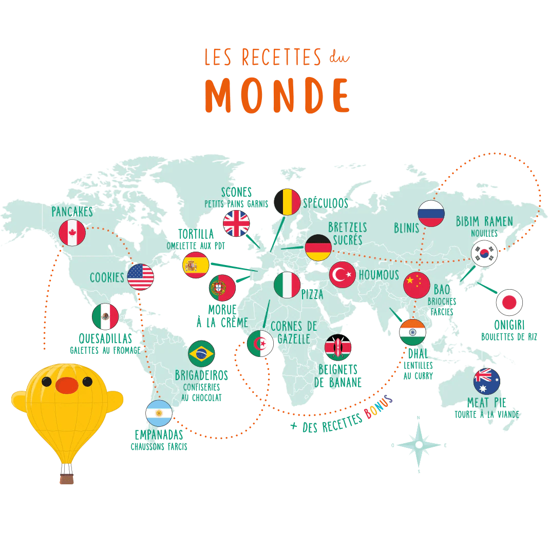 Livre - Les recettes du monde