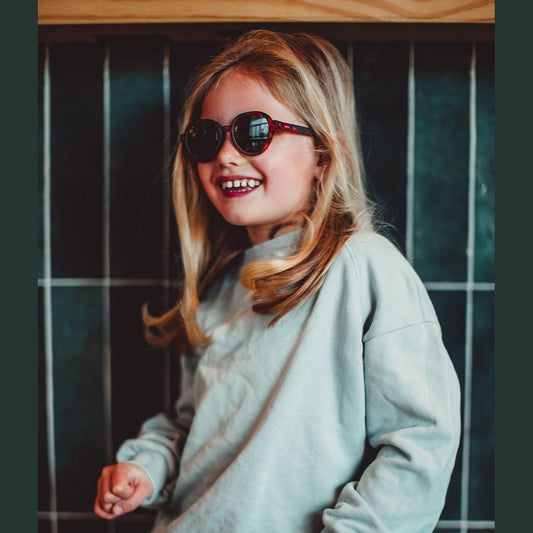 Lunettes de soleil enfants Megy Craky en finition écaille