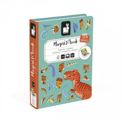 Magnéti'book Dinosaures, 40 magnets