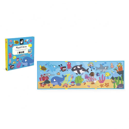 JANOD Magnéti'stories ocean magnetic game box with assembled play mat
