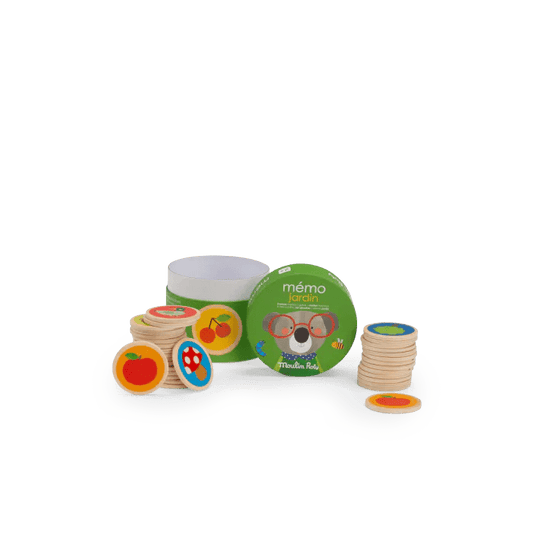 Mémo jardin en bois Les Popipop