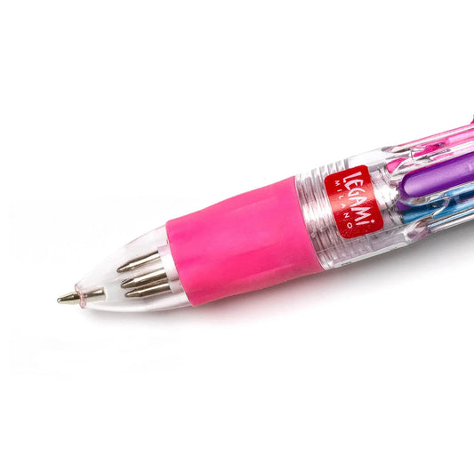Mini Stylo à Bille 4 Couleurs - Licorne - Mini Magic Rainbow