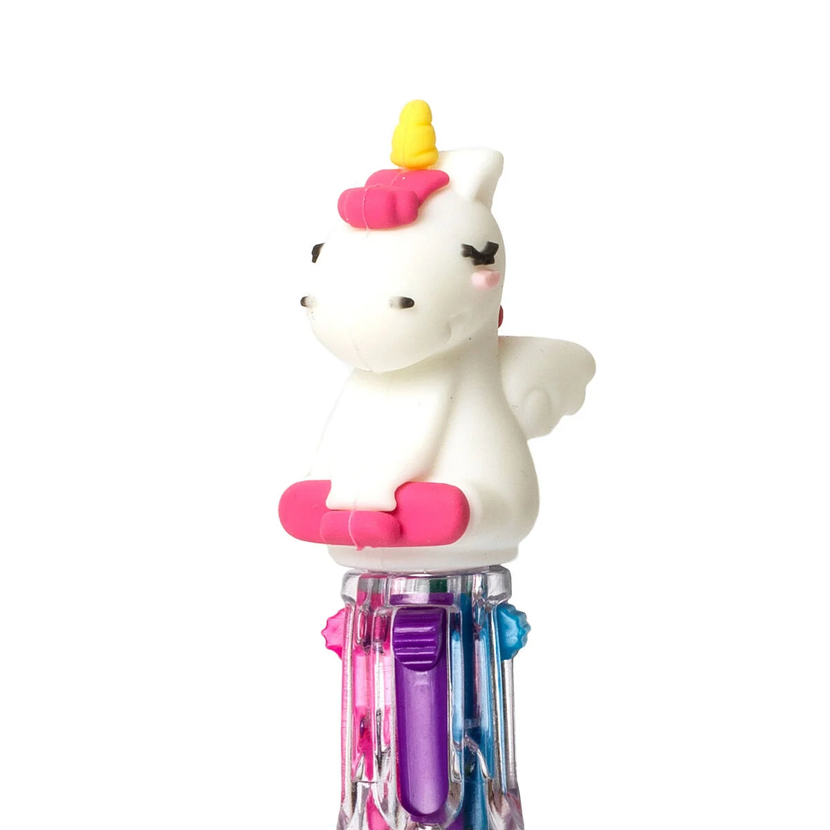 Mini Stylo à Bille 4 Couleurs - Licorne - Mini Magic Rainbow