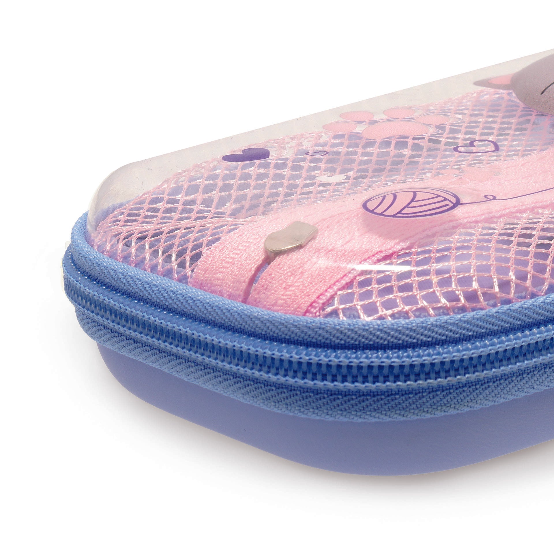 Trousse Transparente Rigide Chat Kitty - WonderWow