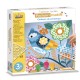 Spring-themed stencil set box with blue bird and floral motifs for kids ages 3+