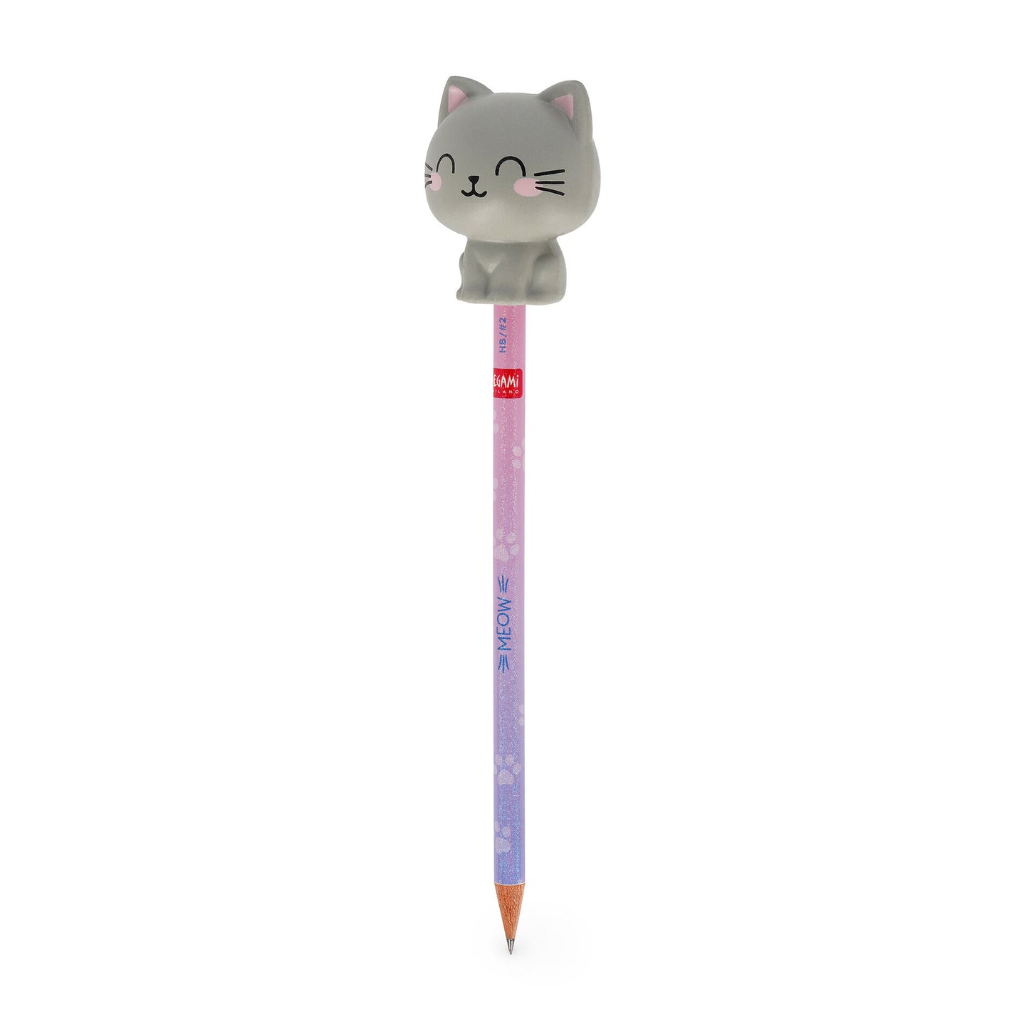 Crayon avec Anti-stress Kitty « Be Curious » - Squeezies
