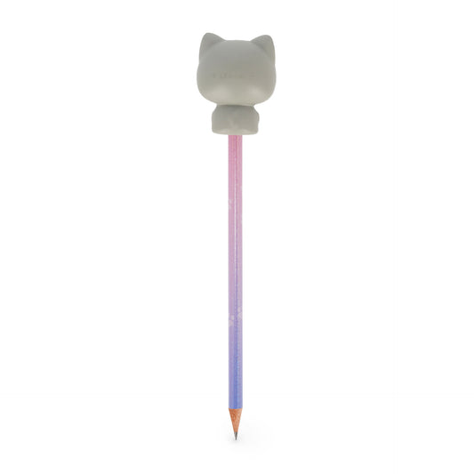 Crayon avec Anti-stress Kitty « Be Curious » - Squeezies