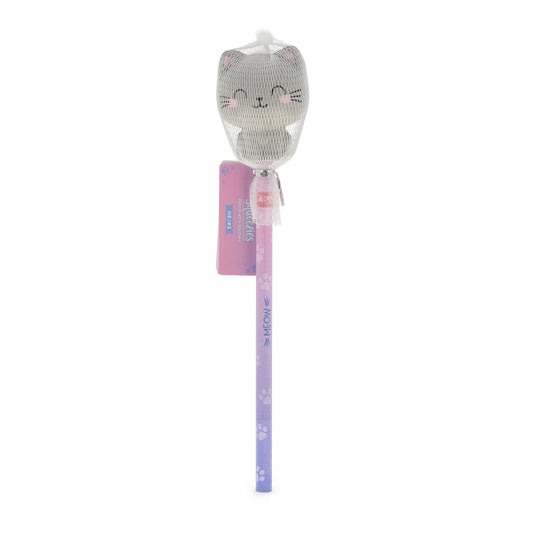 Crayon avec Anti-stress Kitty « Be Curious » - Squeezies