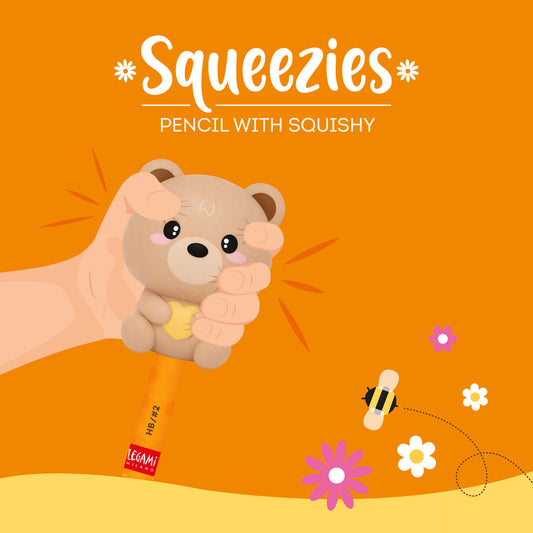 Crayon avec Anti-stress Teddy Bear « Dream Big » - Squeezies