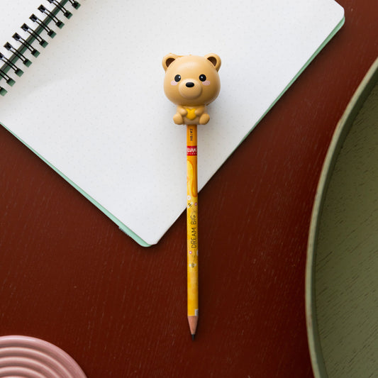 Crayon avec Anti-stress Teddy Bear « Dream Big » - Squeezies