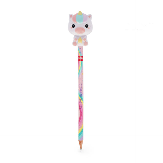 Crayon avec Anti-stress Unicorn « Believe In Magic »- Squeezies