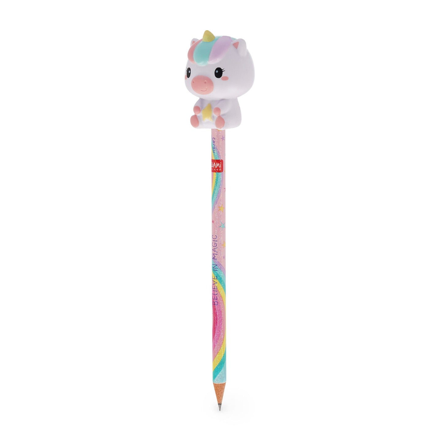 Crayon avec Anti-stress Unicorn « Believe In Magic »- Squeezies