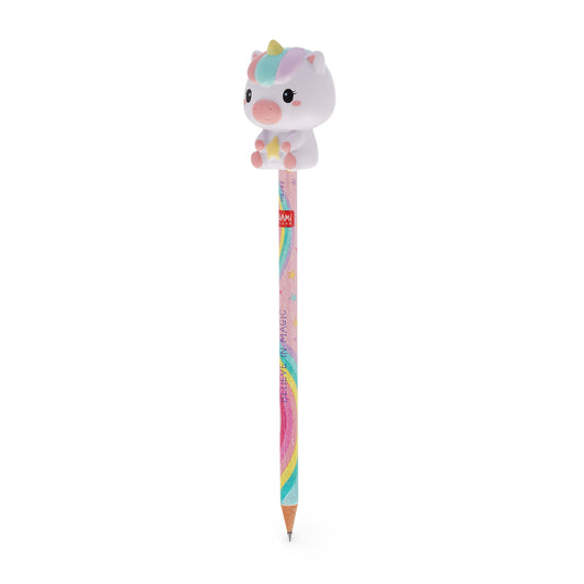 Crayon avec Anti-stress Unicorn « Believe In Magic »- Squeezies