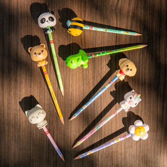 Crayon avec Anti-stress Unicorn « Believe In Magic »- Squeezies