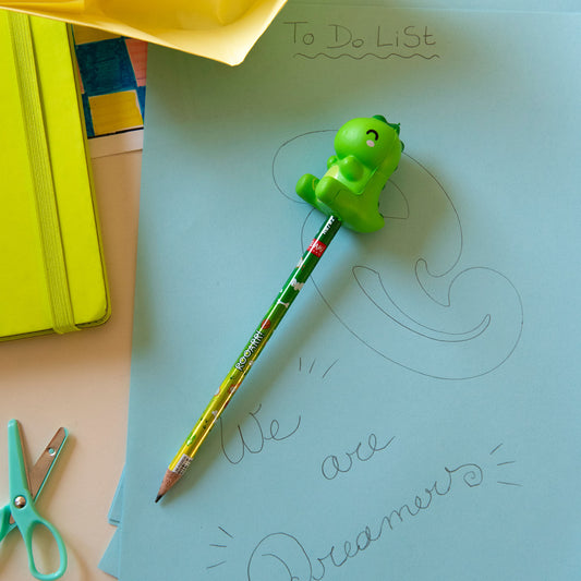 Crayon avec Anti-stress Dino « Rooarrr! »- Squeezies