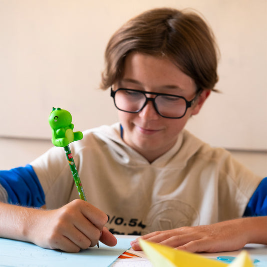 Crayon avec Anti-stress Dino « Rooarrr! »- Squeezies