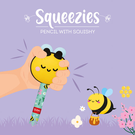 Crayon avec Anti-stress Bee « Bee Different »- Squeezies