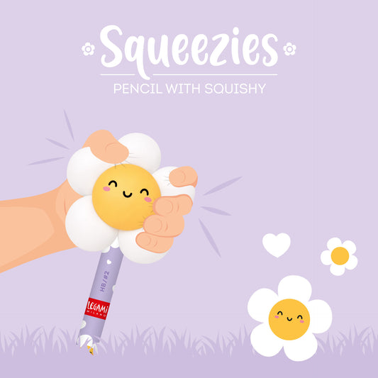 Crayon avec Anti-stress Daisy « Oh Happy Daisy » - Squeezies