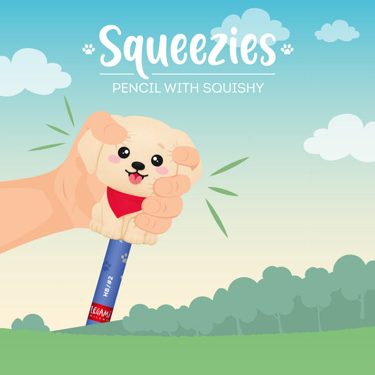 Crayon avec Anti-stress Golden Retriver « Fur-ever Friends » - Squeezies