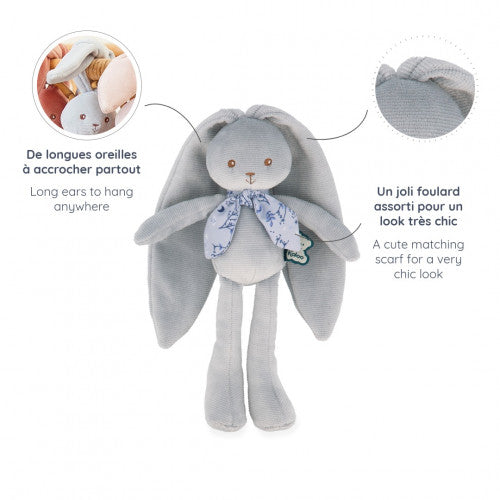 Pantin lapin Bleu - 25 cm