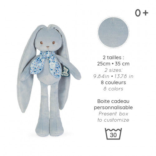 Pantin lapin Bleu - 25 cm