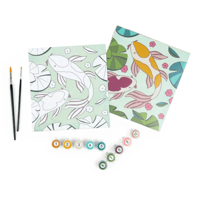 Peintures au numéro Les Rosalies