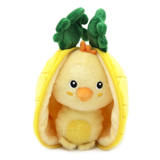Peluche 2 en 1 Nugget le poussin/ananas Flipetz