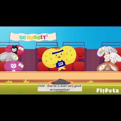 Peluche 2 en 1 Nugget le poussin/ananas Flipetz