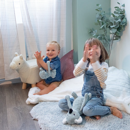 Peluche Trankilou le koala maman et son bébé menthe