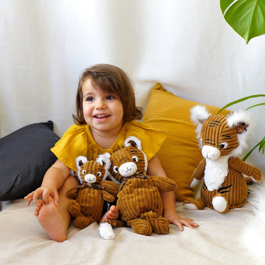 Peluche avec boîte cadeau Grand simply Speculos le tigre