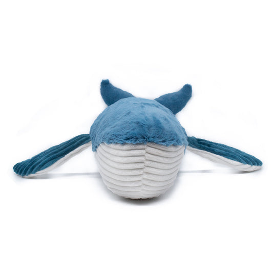 Peluche baleine Gravillou maman et son bébé bleu