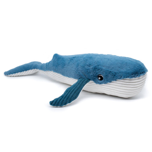 Peluche baleine Gravillou maman et son bébé bleu