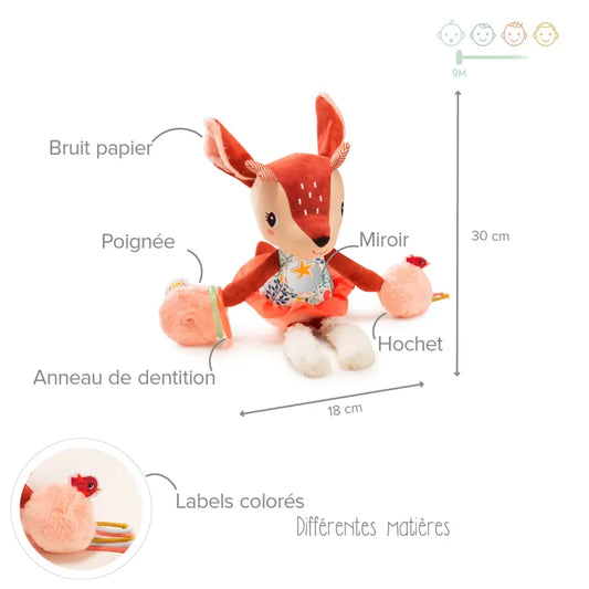 Peluche d'activités Stella le faon