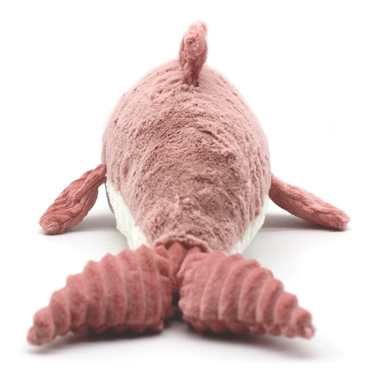 Peluche dauphin Tofou maman et son bébé rose