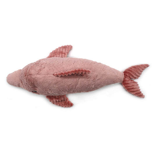 Peluche dauphin Tofou maman et son bébé rose
