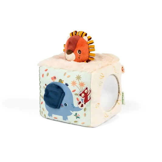 Cube d'activités Peluche Jack le lion Cube 12 cm