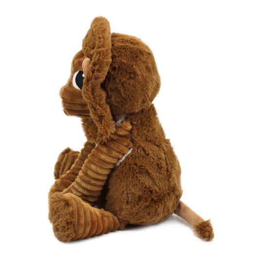 Peluche lion Graou papa et son bébé marron cassonade