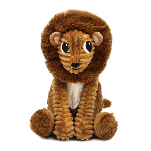 Peluche lion Graou papa et son bébé marron cassonade