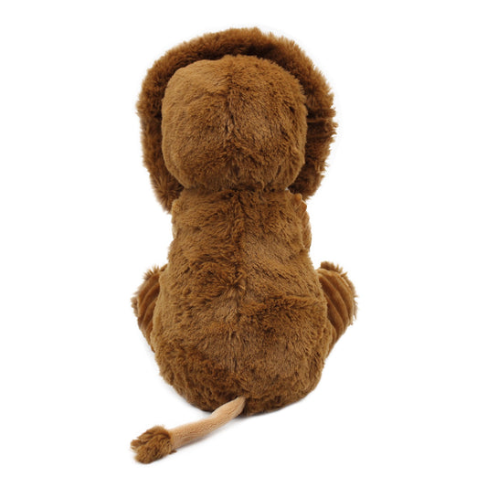 Peluche lion Graou papa et son bébé marron cassonade