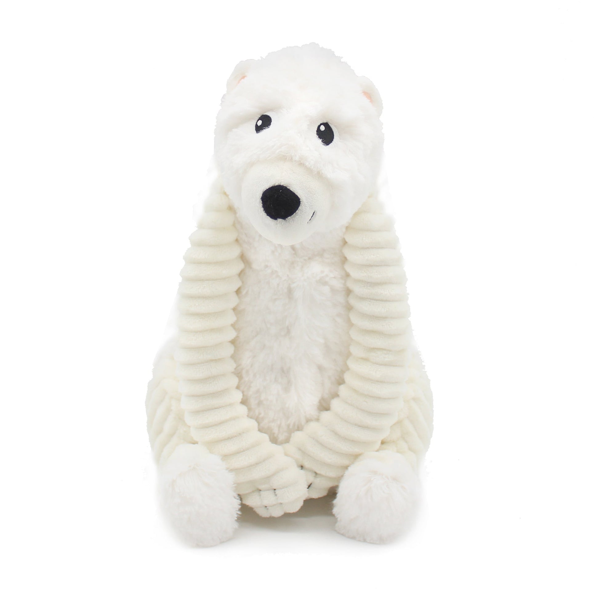 Peluche ours polaire Grobidou maman et son bébé blanc