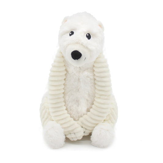Peluche ours polaire Grobidou maman et son bébé blanc