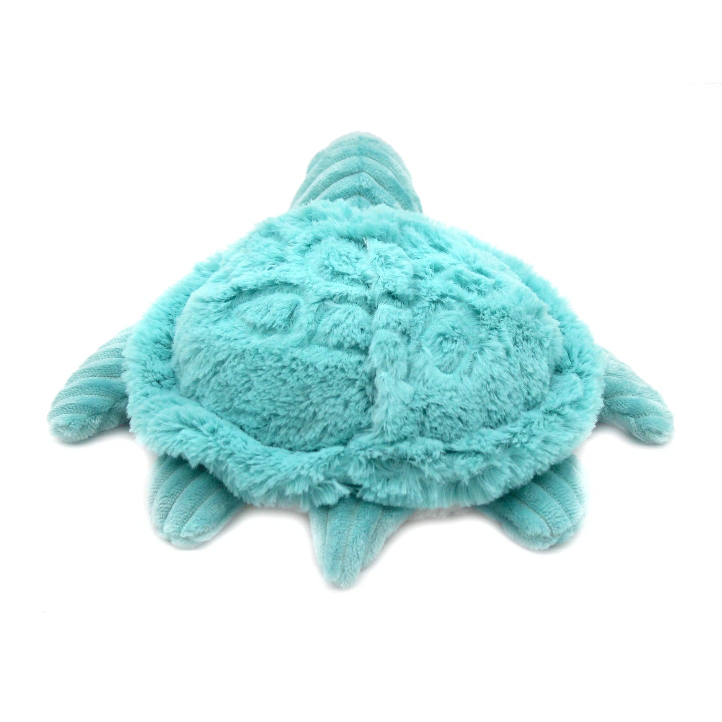 Peluche tortue Sauvenou maman et son bébé bleu aqua