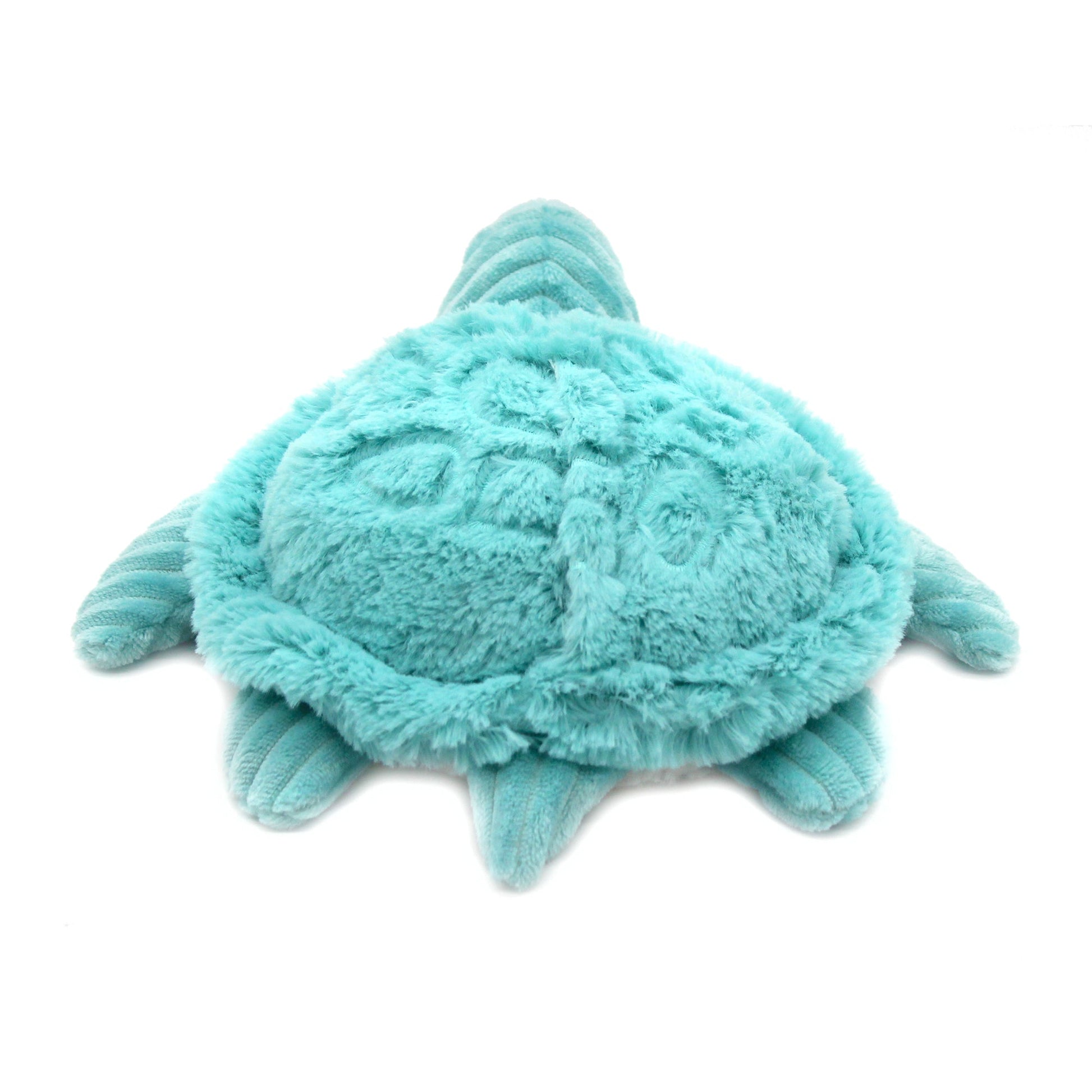 Peluche tortue Sauvenou maman et son bébé bleu aqua