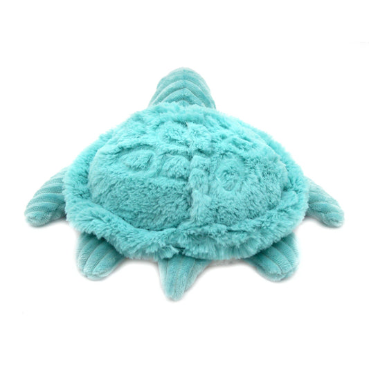 Peluche tortue Sauvenou maman et son bébé bleu aqua