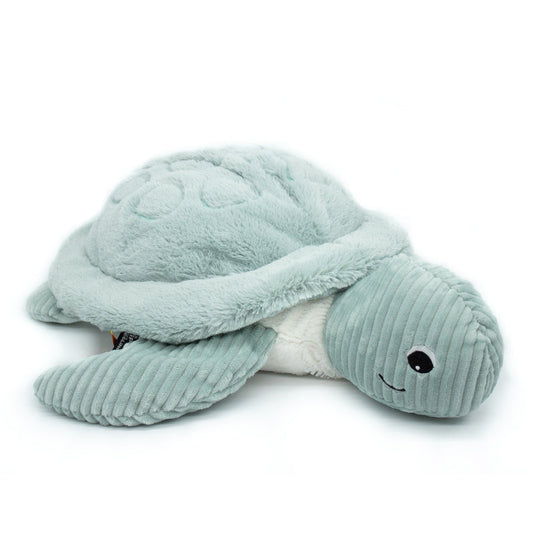 Peluche tortue géante Sauvenou maman et son bébé menthe