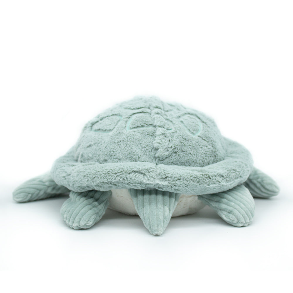 Peluche tortue géante Sauvenou maman et son bébé menthe