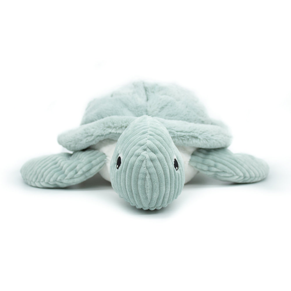 Peluche tortue géante Sauvenou maman et son bébé menthe
