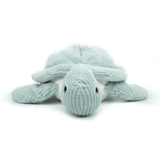 Peluche tortue géante Sauvenou maman et son bébé menthe