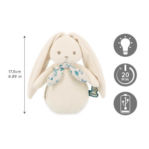 Peluche veilleuse nomade lapin Crème